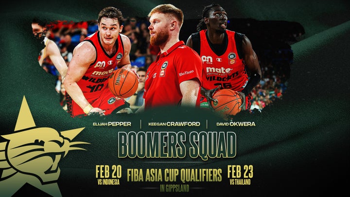 Wildcats trio to feature in Boomers' Asia Cup qualifiers in Gippsland