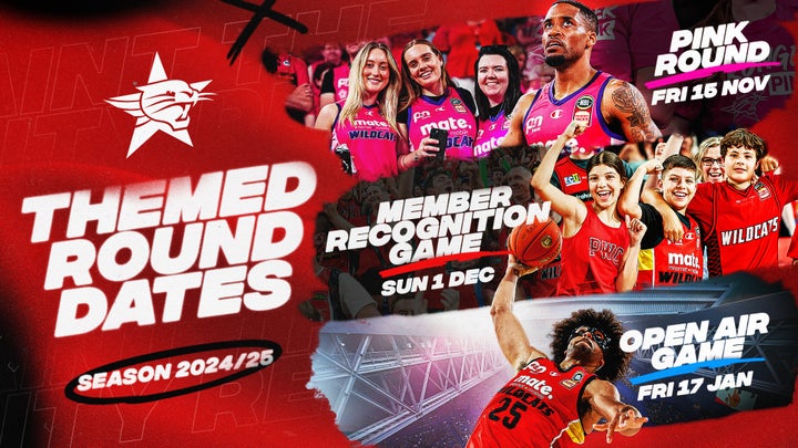 Wildcats' blockbuster NBL25 themed rounds revealed