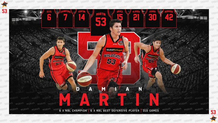 Legendary former captain Martin's No.53 jersey to be retired