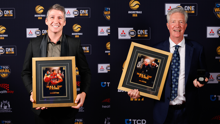 Wildcats legends Black and Martin inducted into Basketball WA Hall of Fame