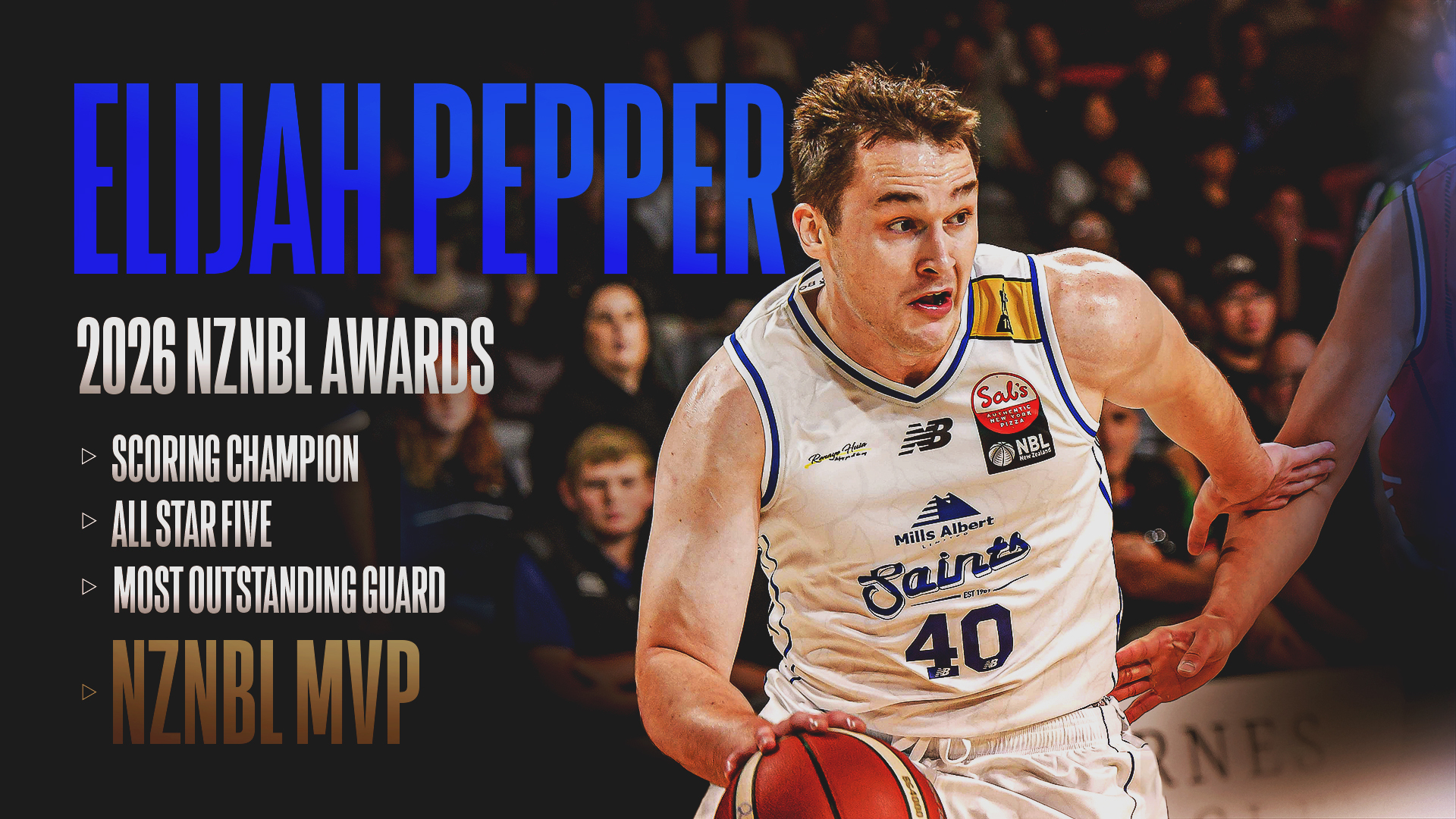 Pepper crowned 2026 NZNBL MVP