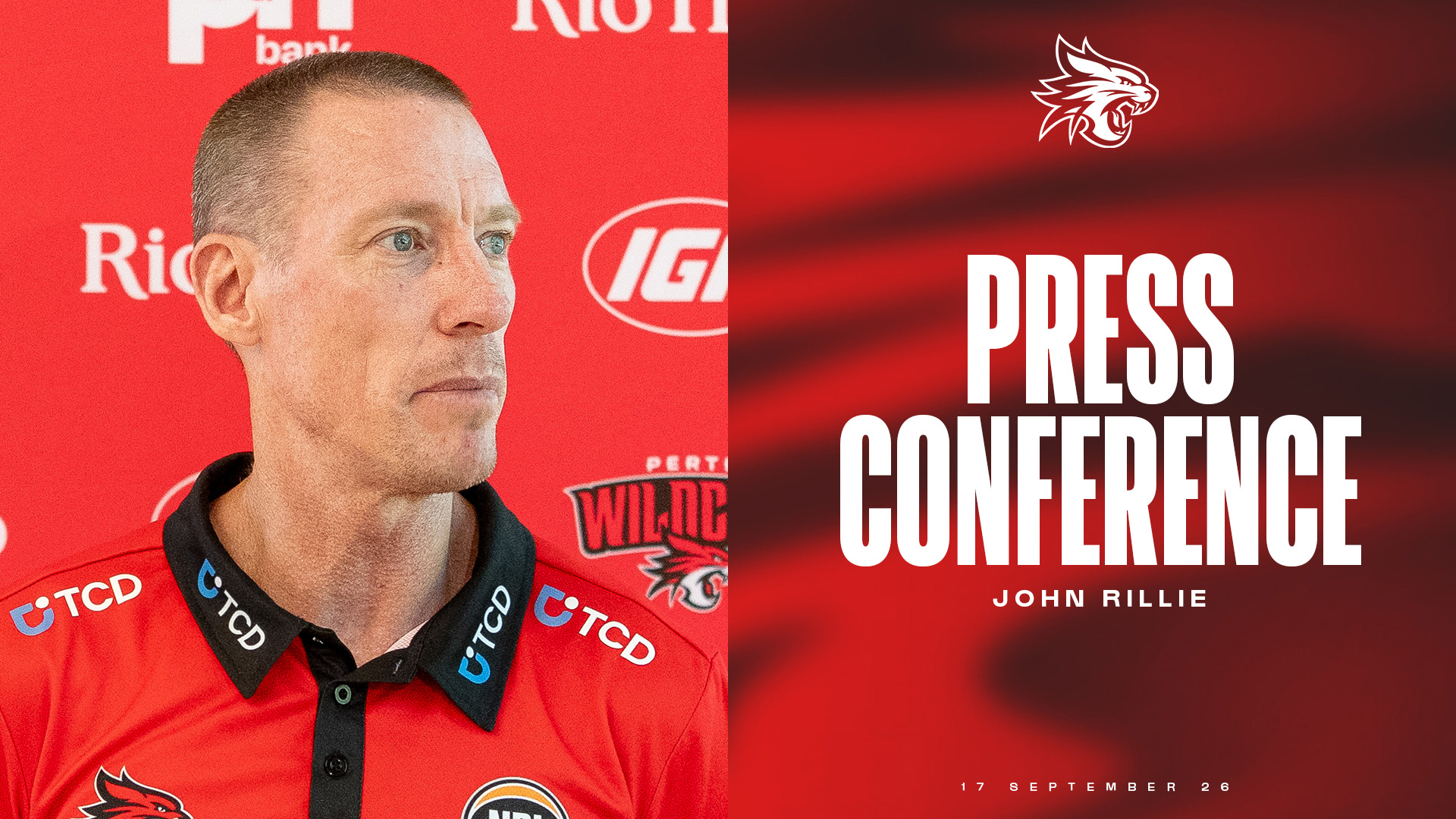 John Rillie Press Conference - 17 Sep 26