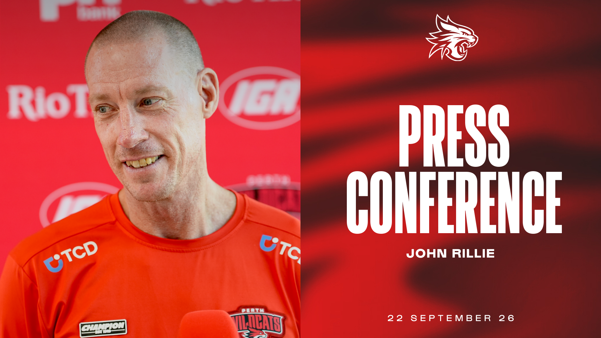 John Rillie Press Conference - 22 Sep 26