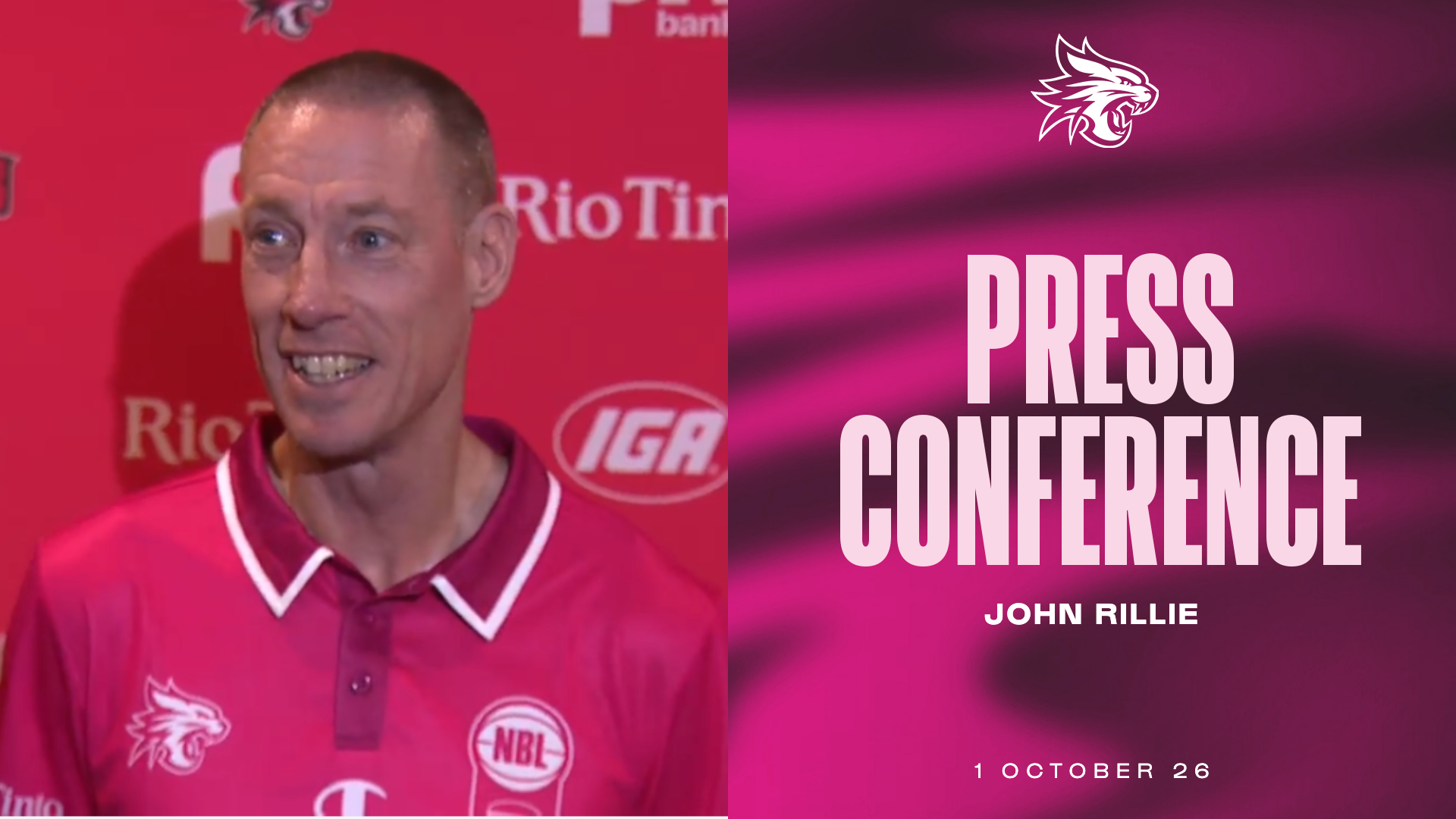  John Rillie Press Conference - 1 Oct 26
