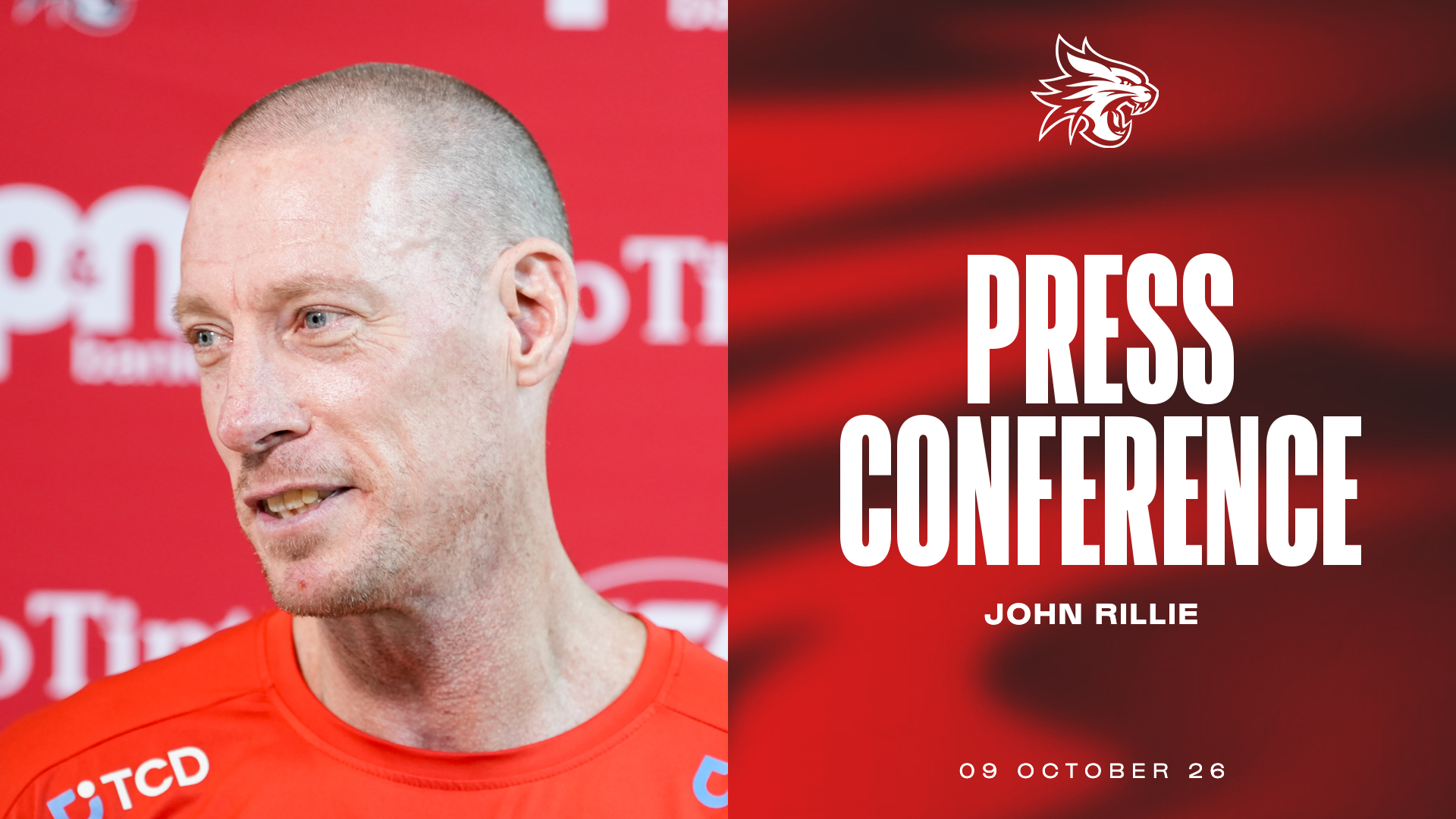 John Rillie Press Conference - 9 Oct 26