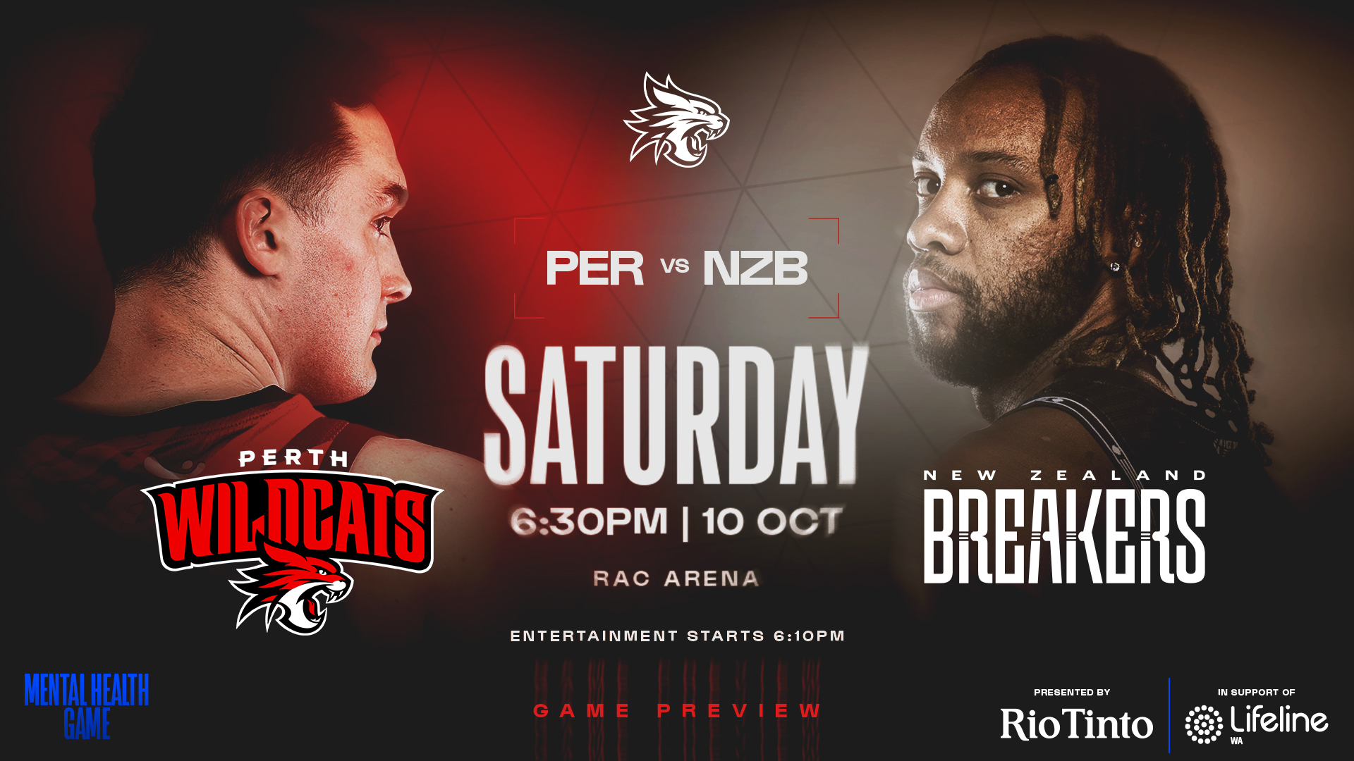 NBL27 Round 4 Mental Health Game Preview | Wildcats vs Breakers