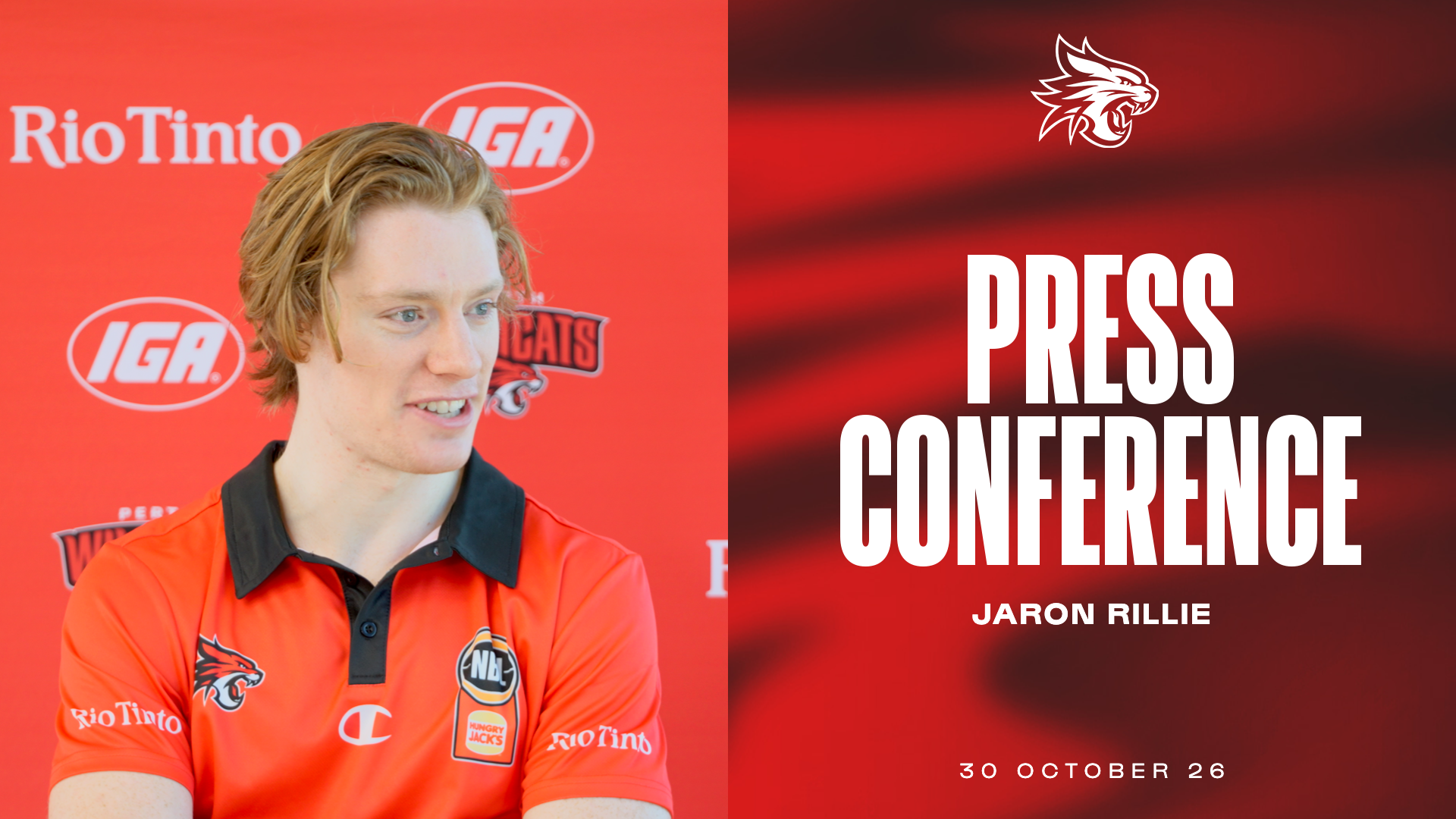 Jaron Rillie Press Conference - 30 Oct 26