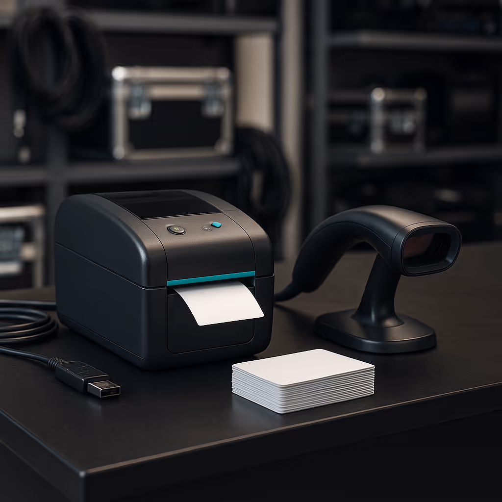 Event registration technology setup with multiple check-in devices