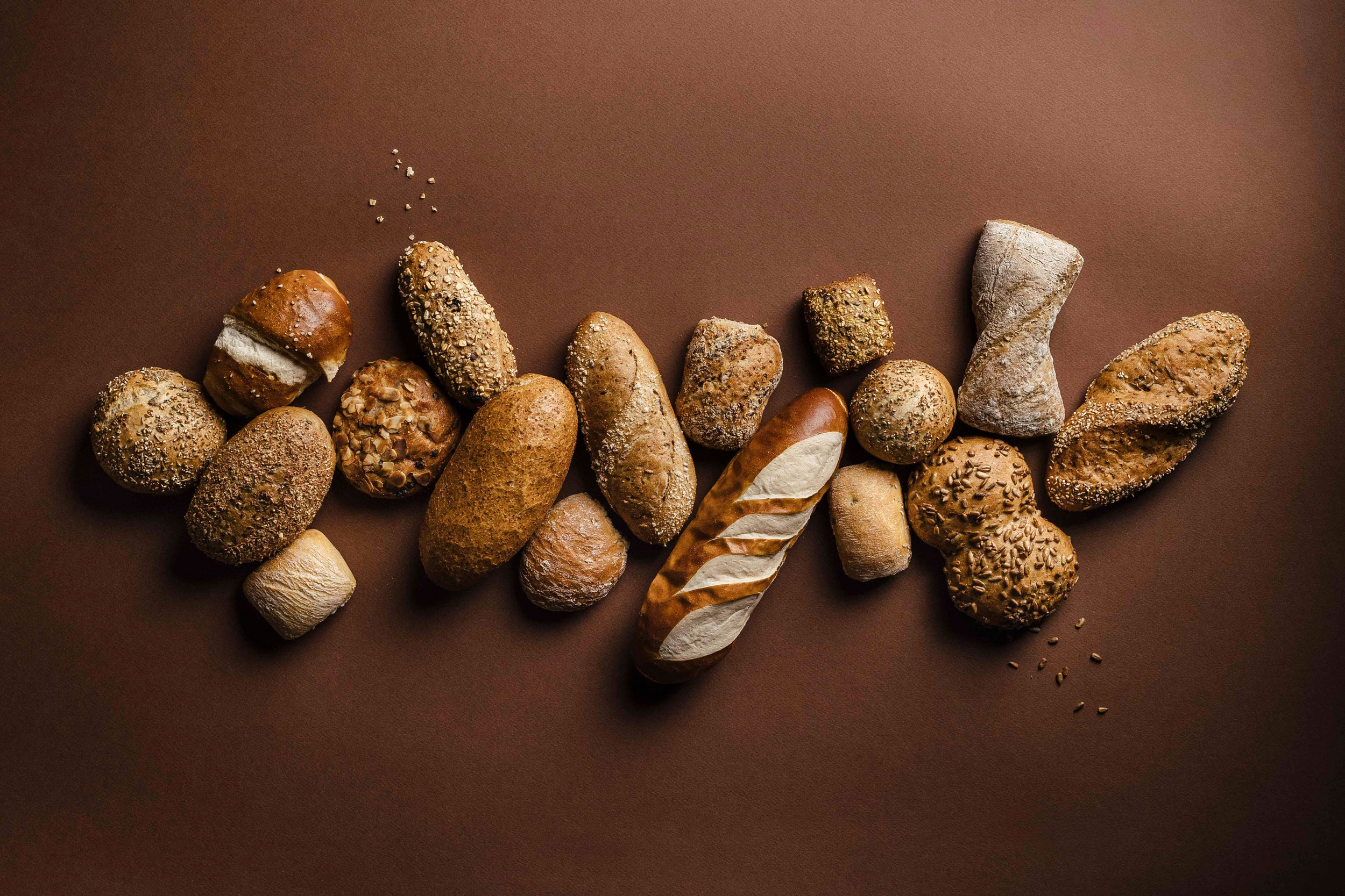 Traditionelle Südtiroler Brotsorten, Bäckerei Bozen, Südtirol
