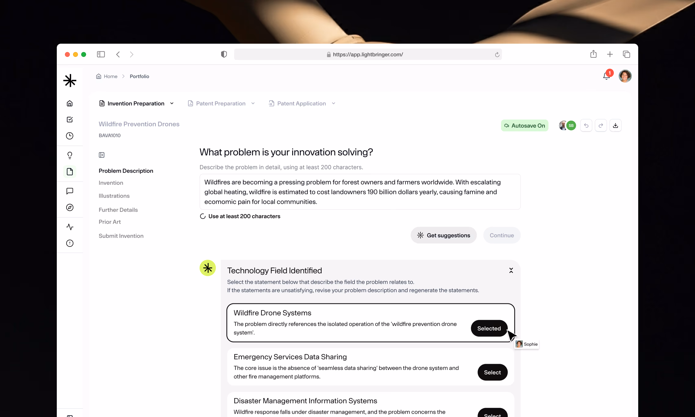 Invention disclosure small preview