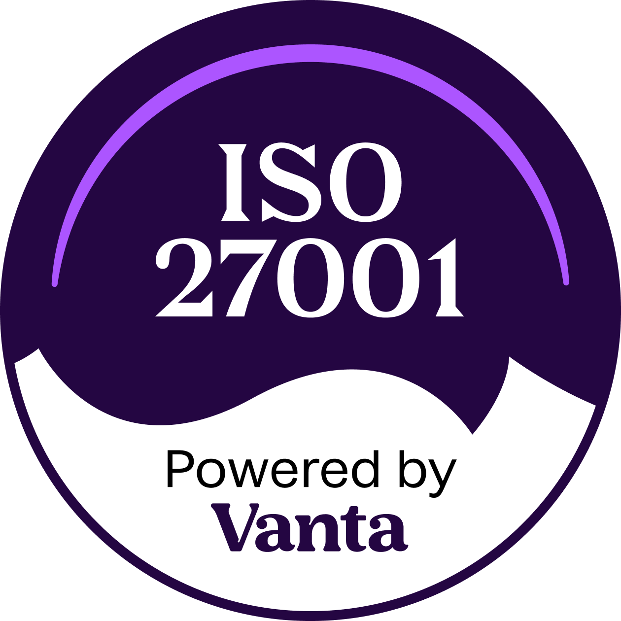 ISO 27001 in progress badge