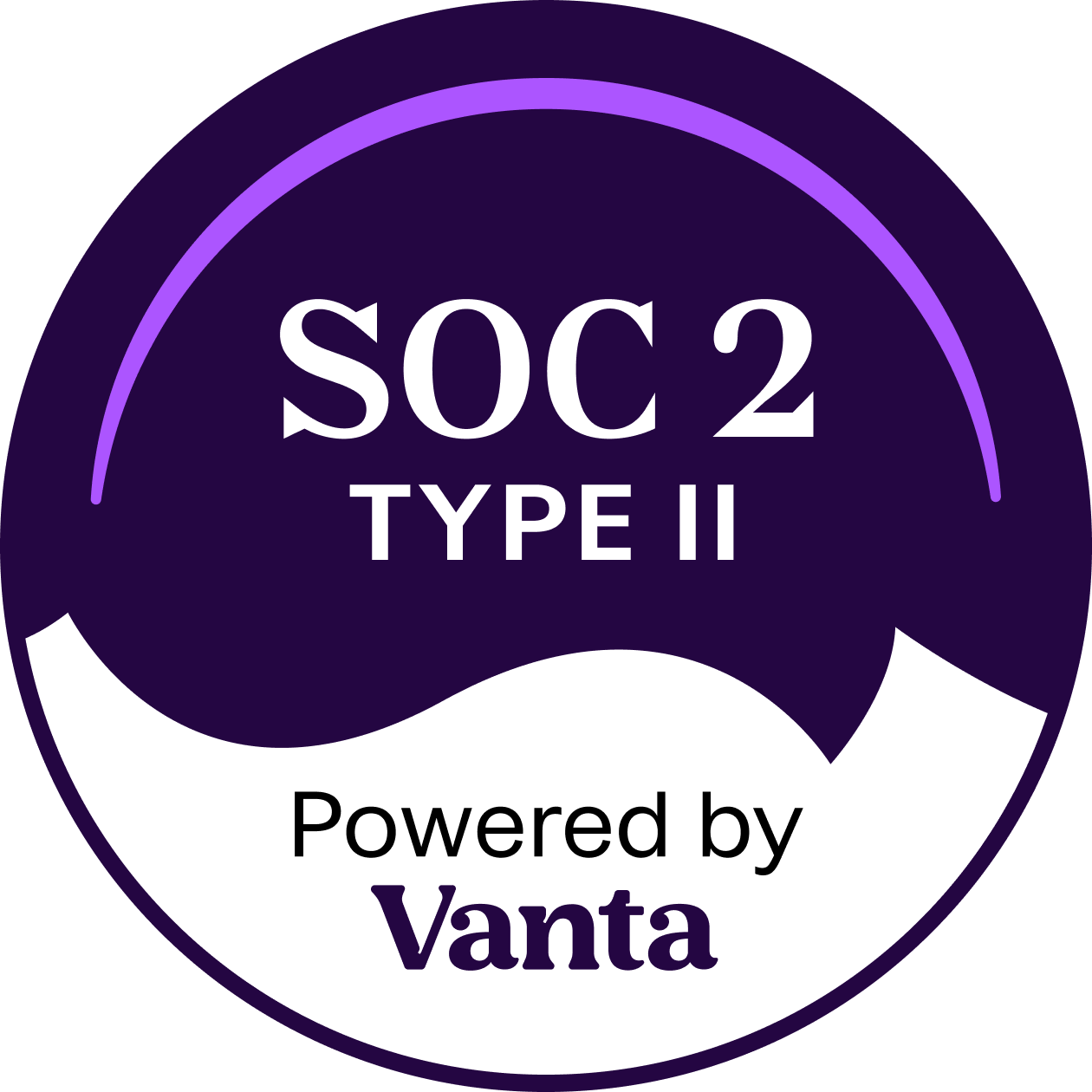SOC 2 Type II certification badge