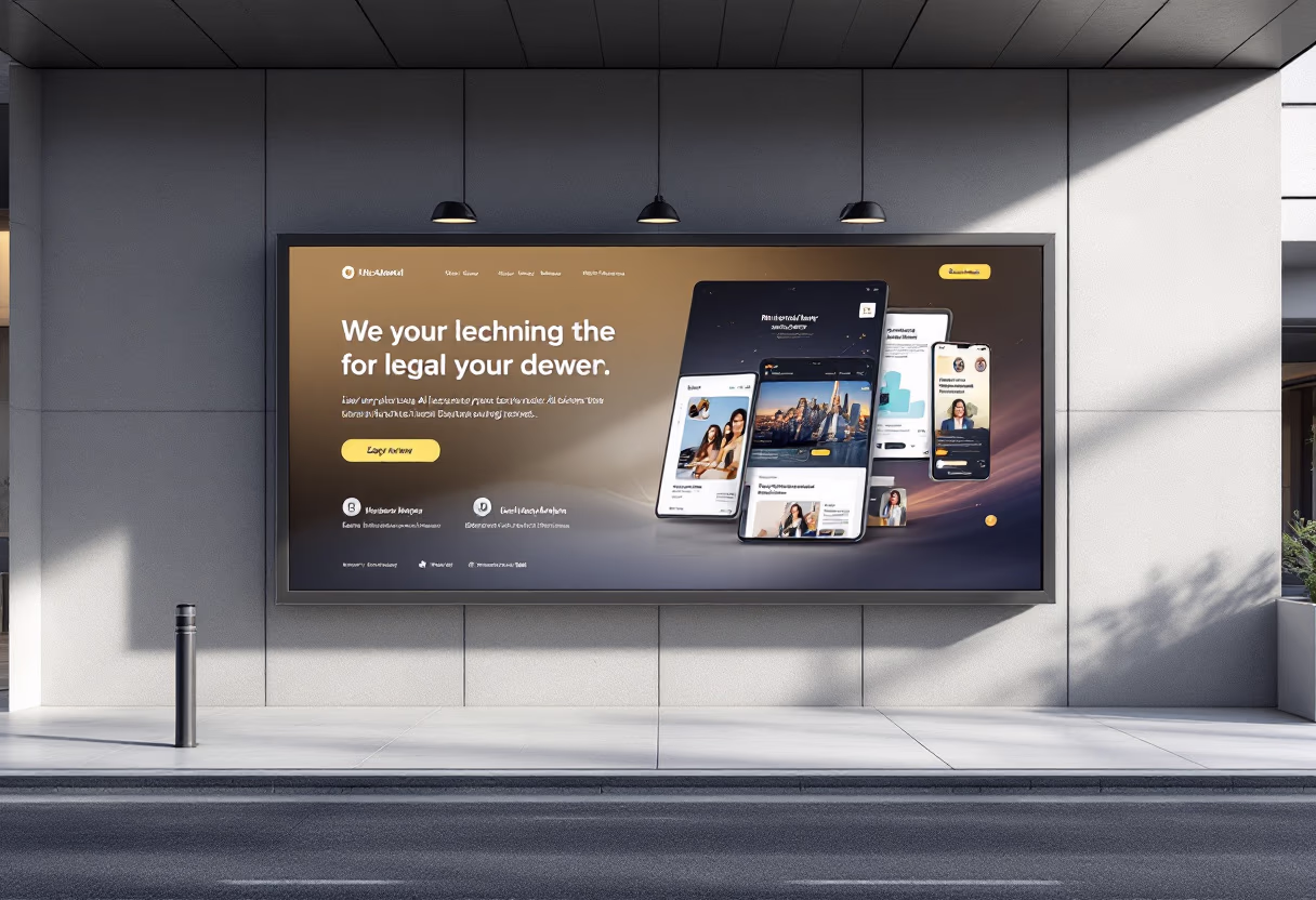 [digital project] image of past client project on a billboard (for a ai legal tech company)