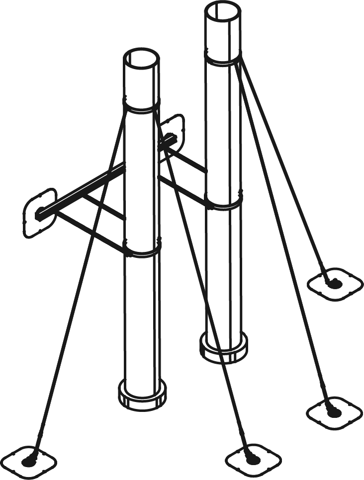 Wall Mounted Elevated Stack