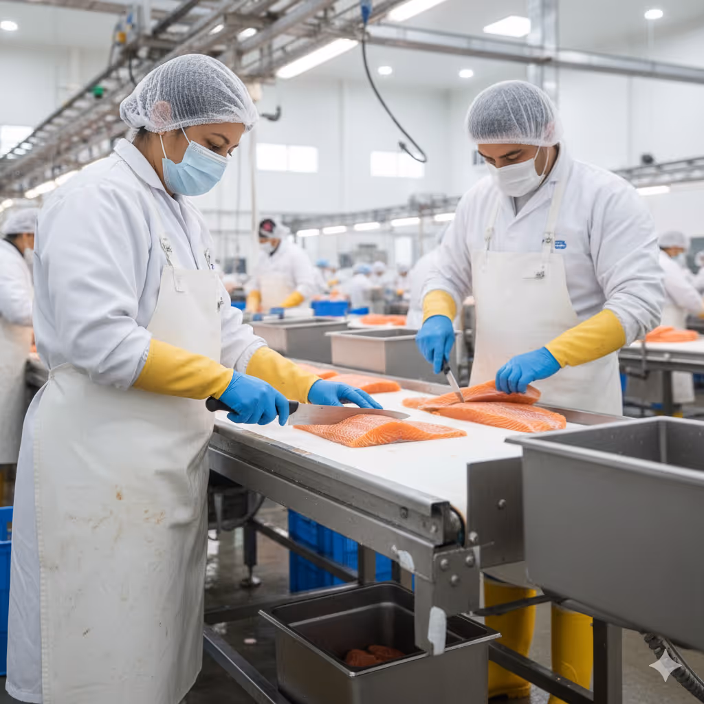 Seafood processing industrial refrigeration by Innovative Refrigeration Systems