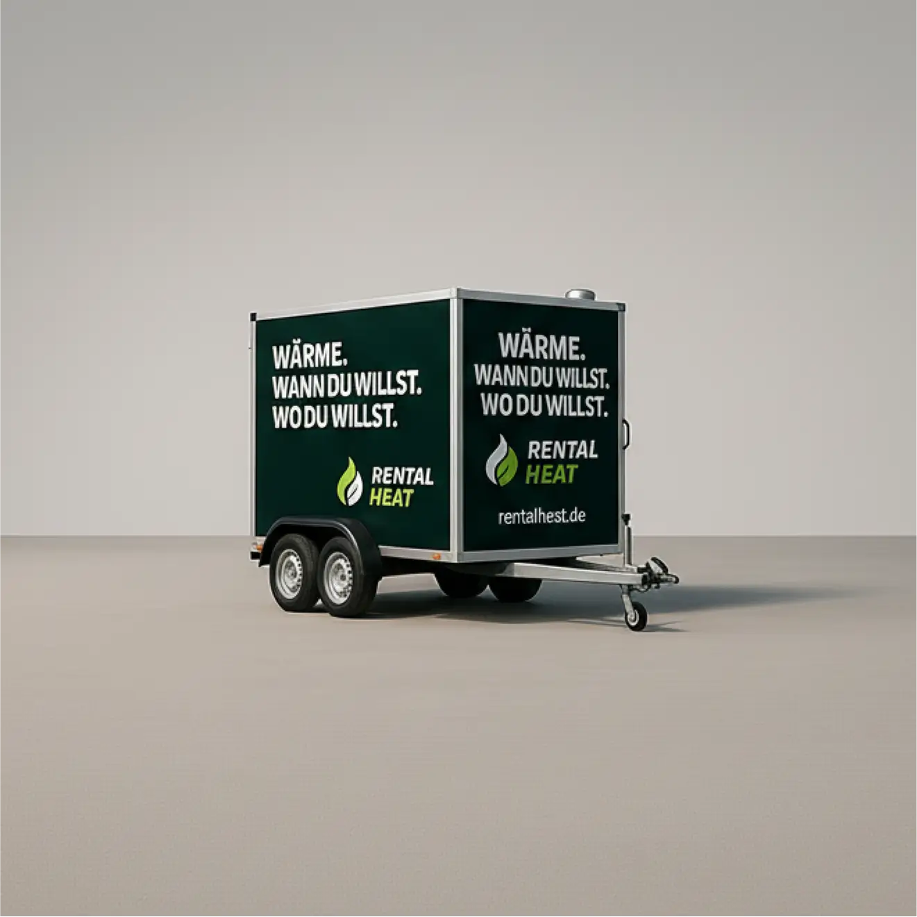 Rental Heat Heizmobil im Showroom