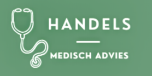 Logo met een stethoscoop en de tekst 'Handels Medisch Advies' op groene achtergrond.