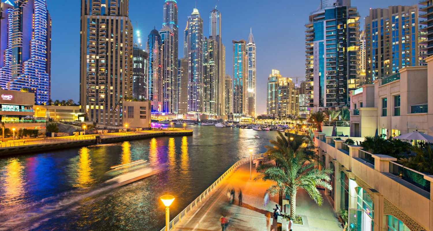 Dubai Marina : centre de style de vie en bord de mer