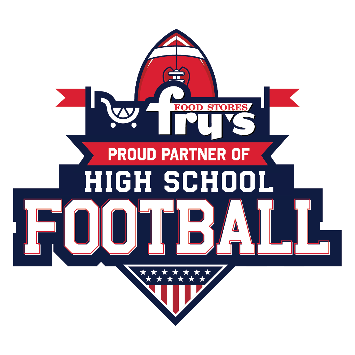 Fry's High School Football Logo