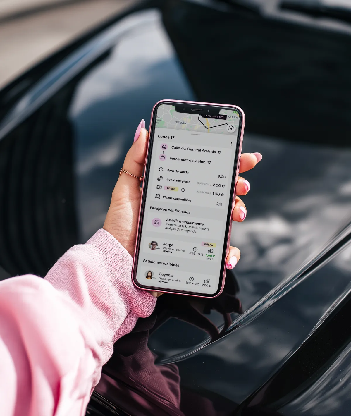 Screenshot TRIBBU app