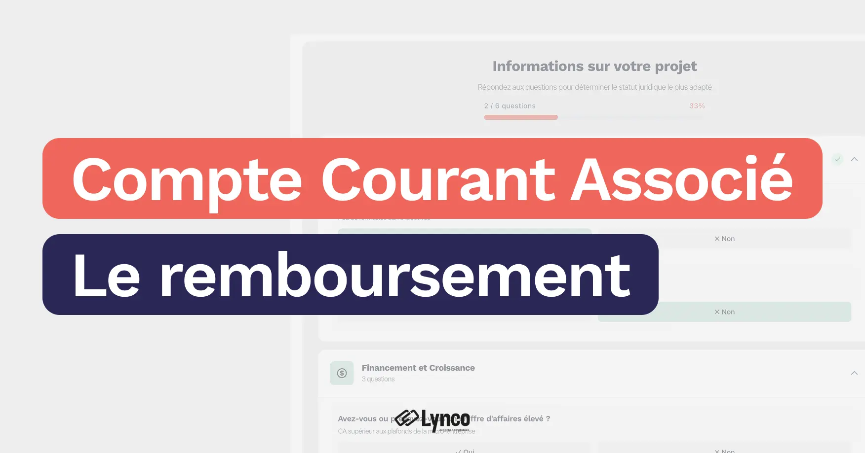 Le remboursement du compte courant d'associé