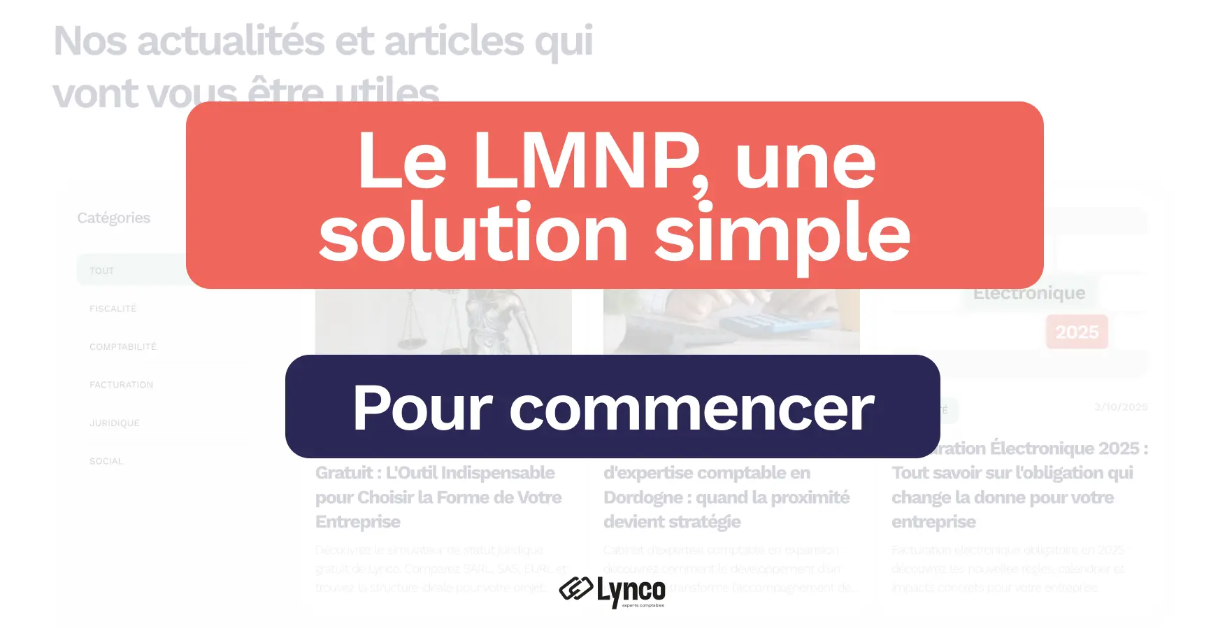 Illustration de la solution LMNP par le cabinet comptable en ligne Lynco