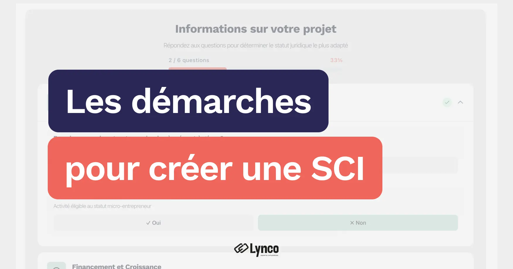 Illustration des démarches pour créer une SCI