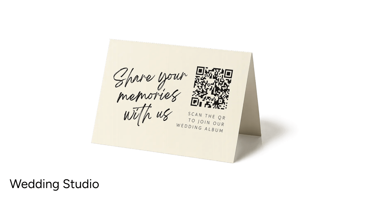GIFT US AN ALBUM! Wedding Studio | #1 QR-Guest Album | 4.9/5 ★