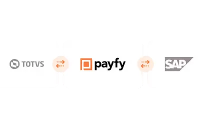 Payfy integrado com ERPs TOTVS e SAP para gestão financeira corporativa