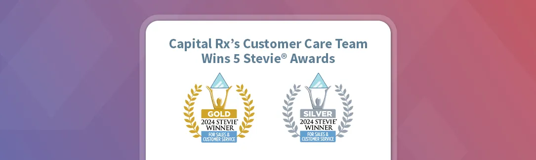Capital Rx’s Customer Care Team Wins 5 Stevie® Awards for Customer Service