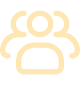 Icon of three stylized people representing a group or community.