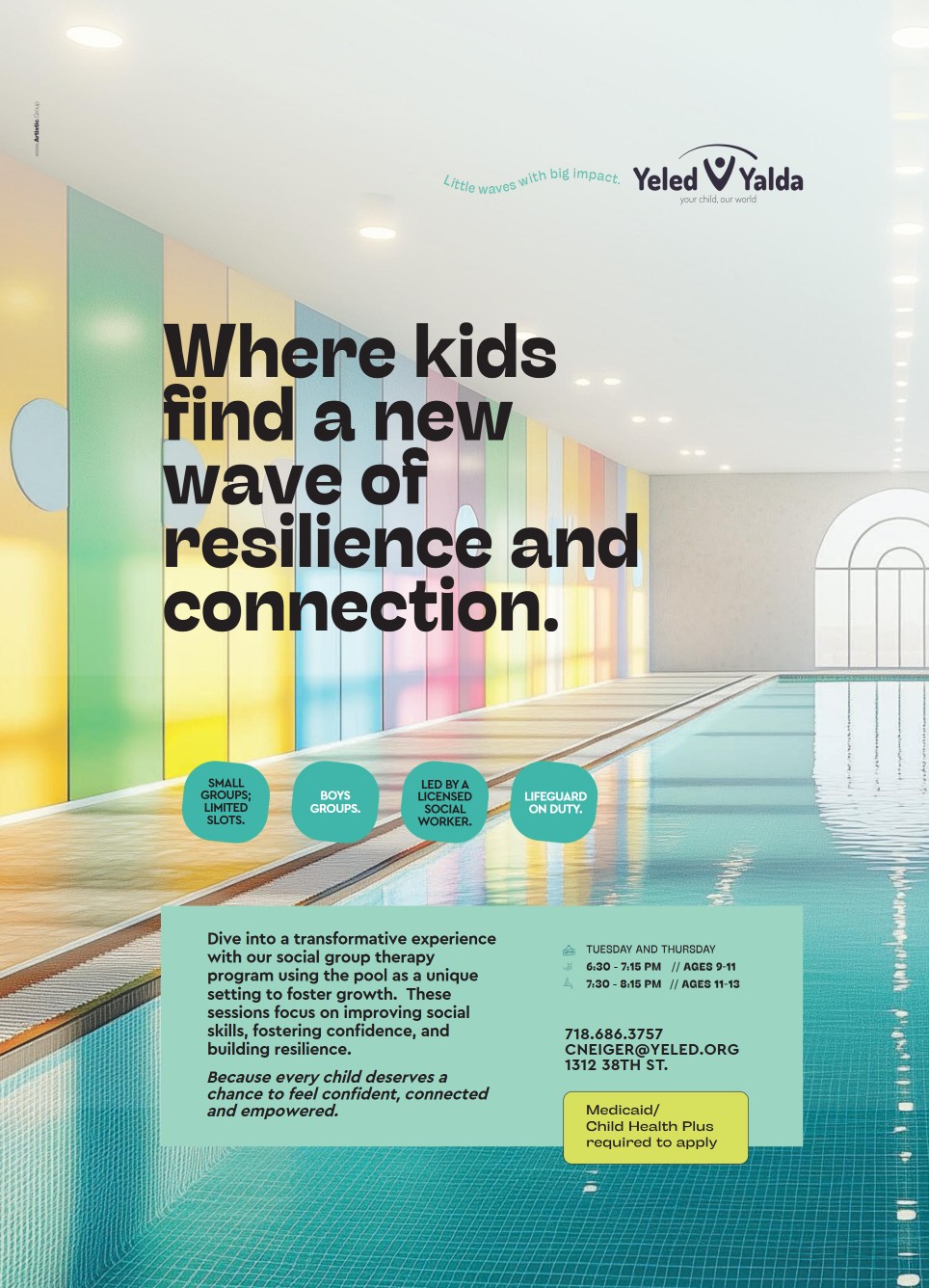 Yeled V'yalda pool ad