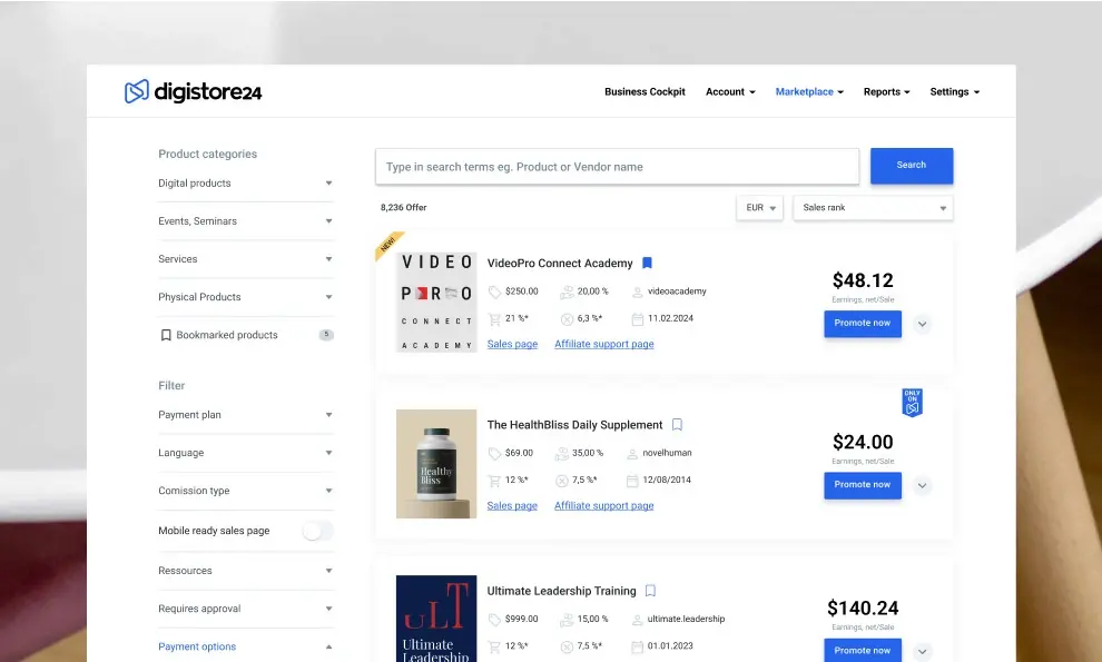 Digistore24 Marketplace