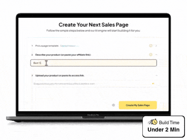 Pagewheel building a sales page in minutes