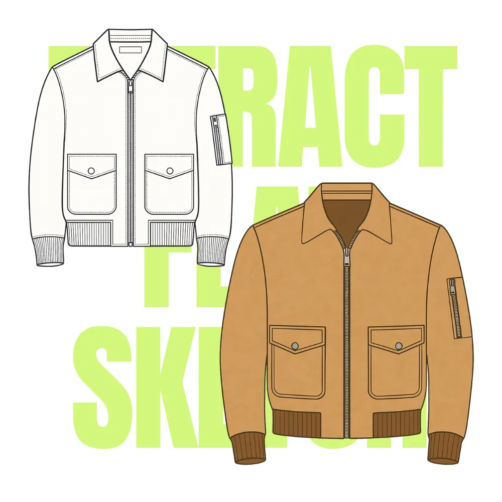 Extract flat sketches