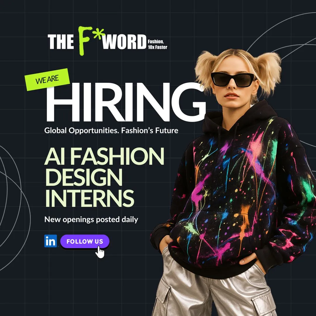 featured ai fashion design intern job poster