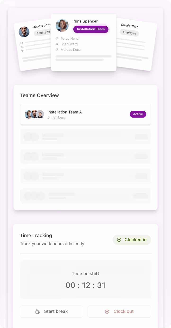 Wizniche Teams Mobile Feature