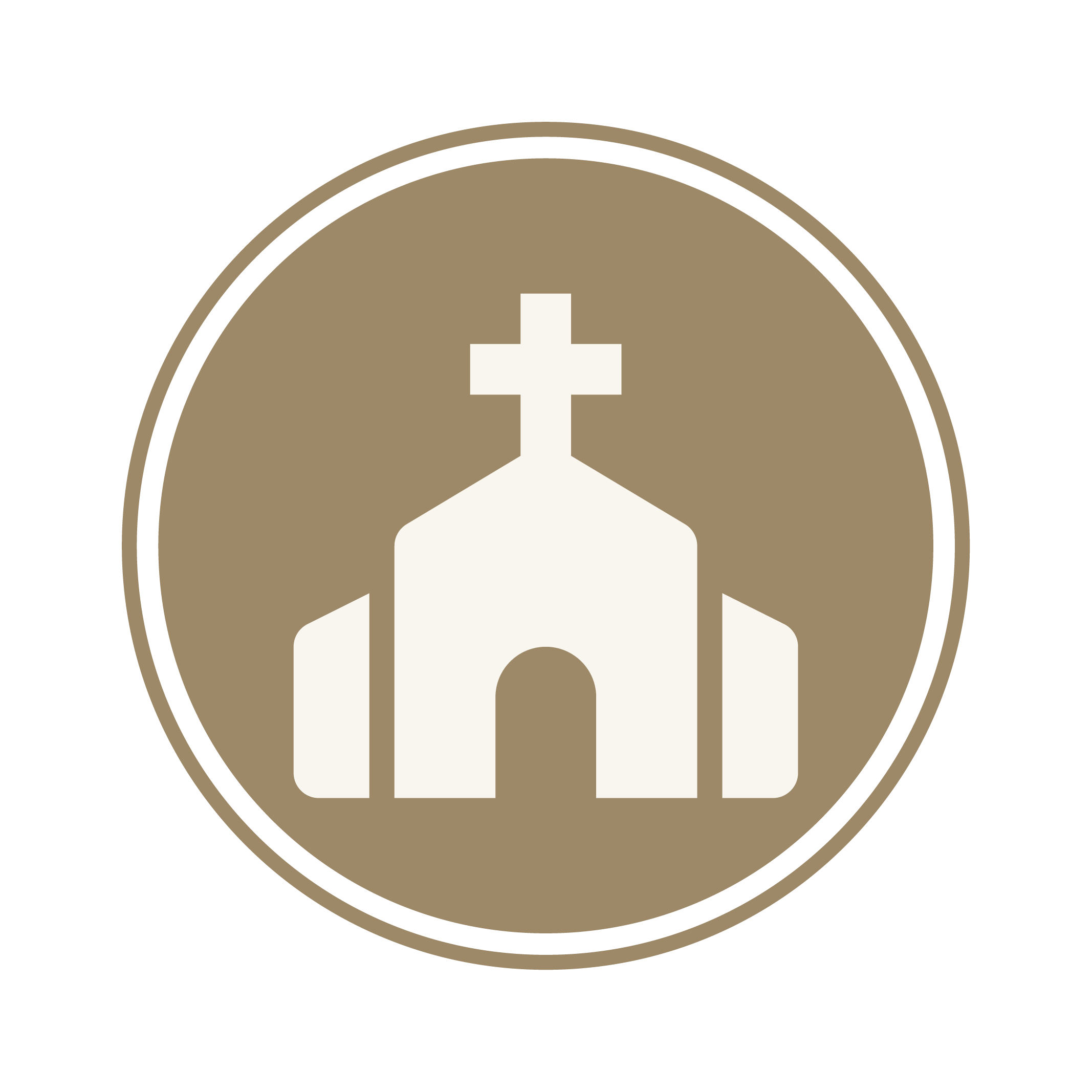 Eine Grafik einer Kirche