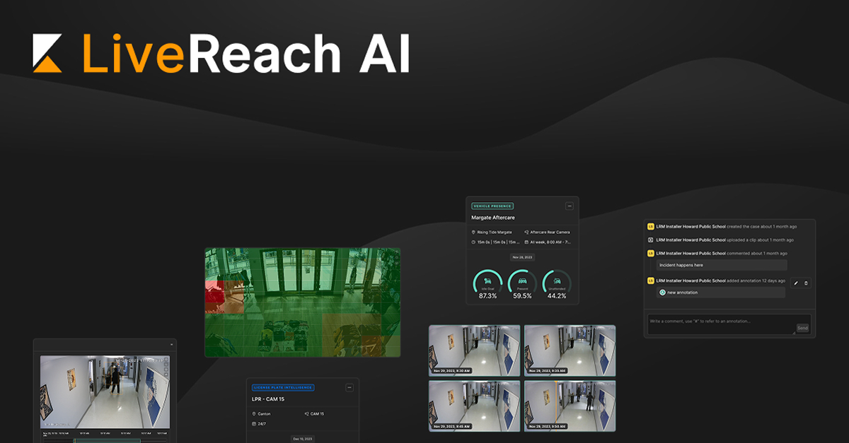 Features of LiveReach AI analytics