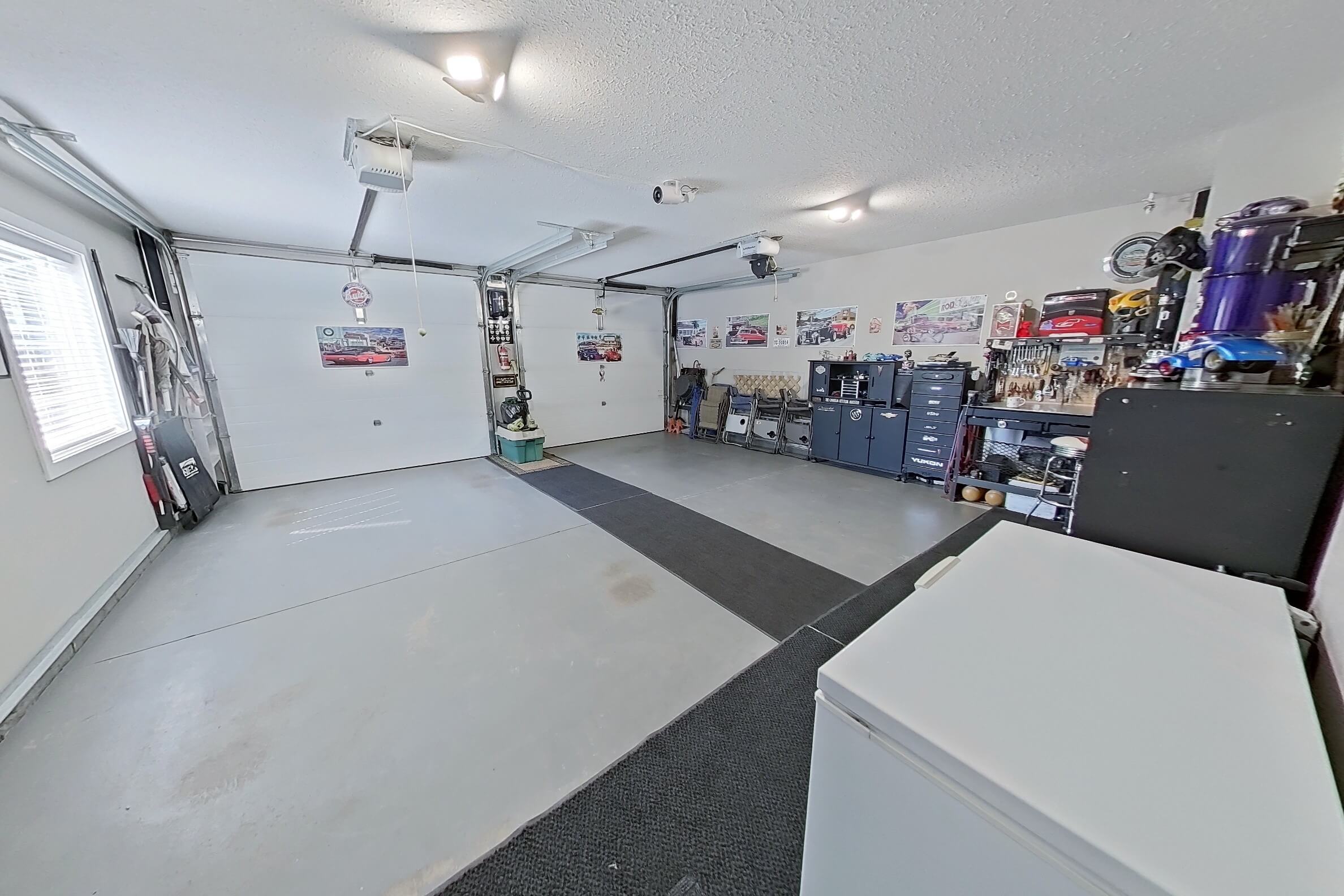 Bedroom interior staged for real estate marketing.