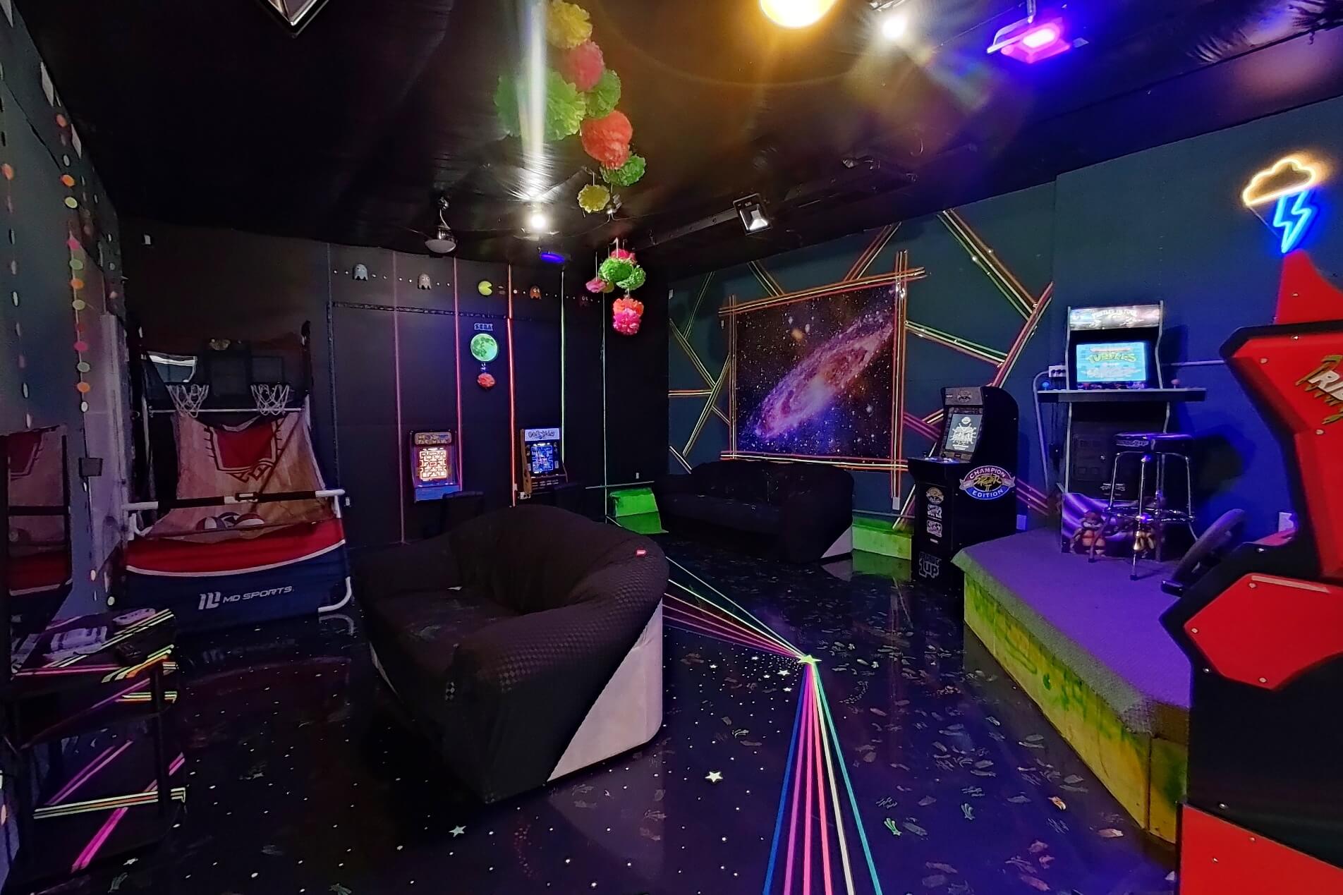 Bedroom interior staged for real estate marketing.