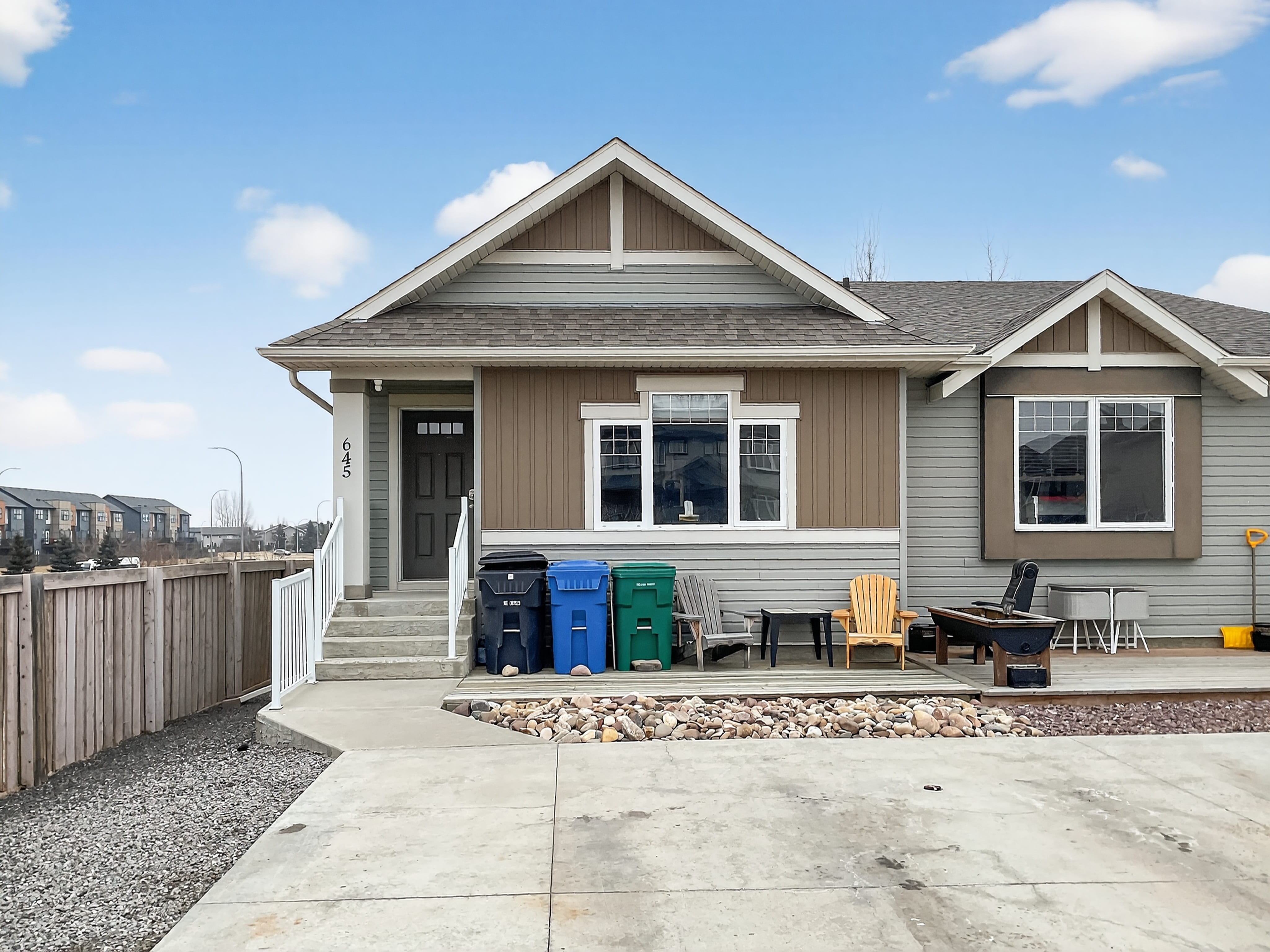 Bedroom interior staged for real estate marketing.
