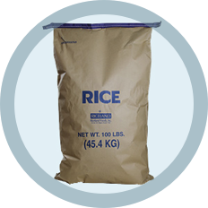 45.4 kg bag of rice
