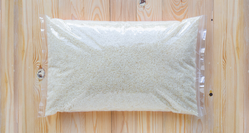 a bag of rice