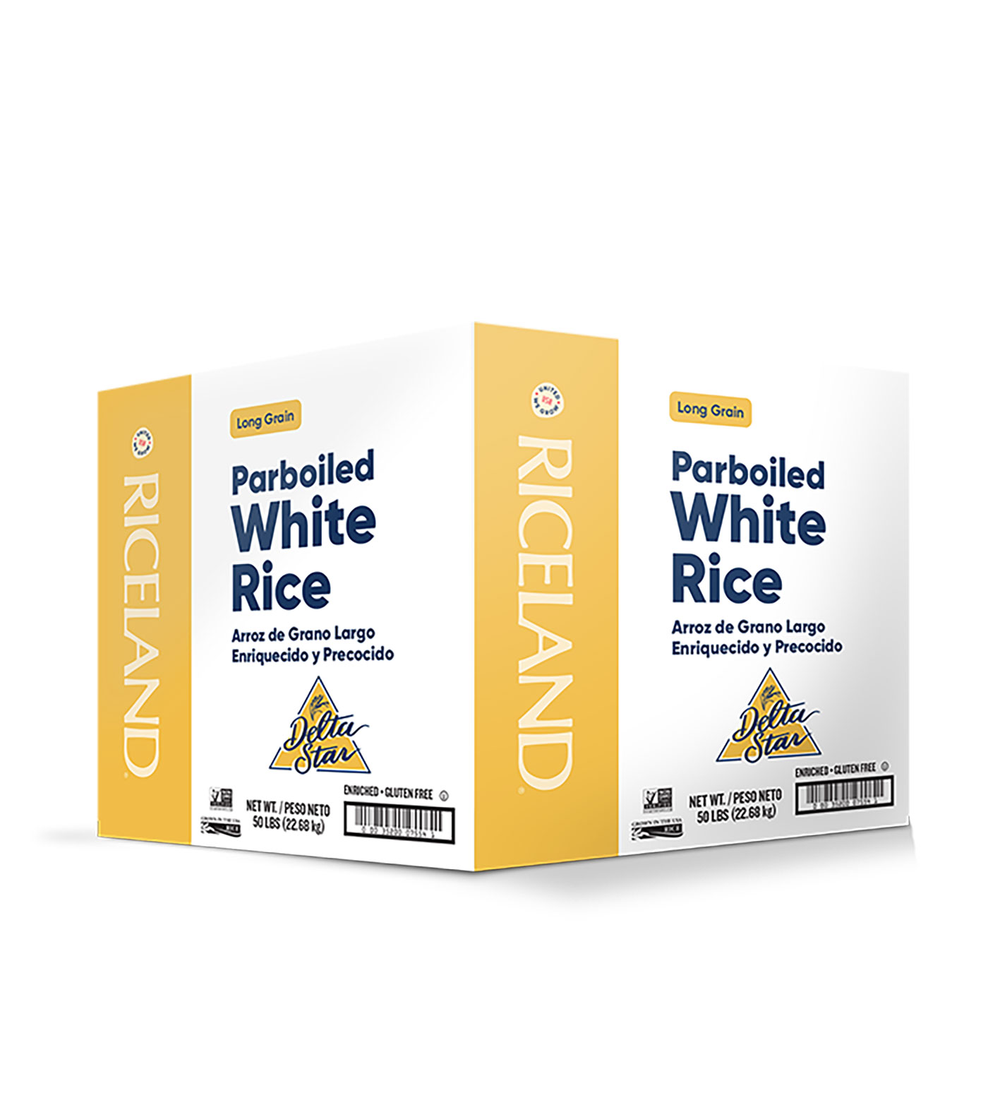 a pack of Riceland Parboiled White Rice