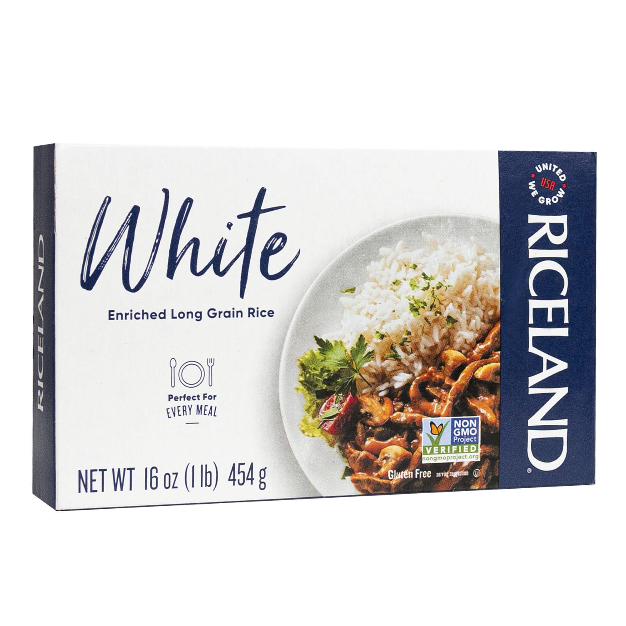 a pack of riceland white long grain rice