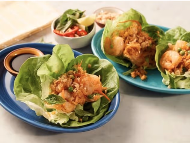 Kimchi Fried Rice Lettuce Wraps