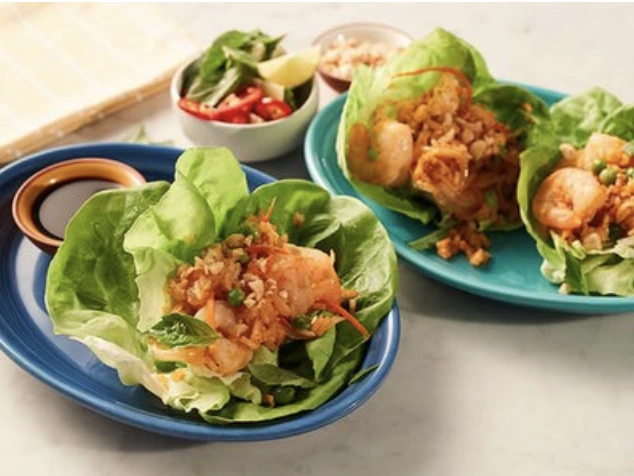 Kimchi Fried Rice Lettuce Wraps