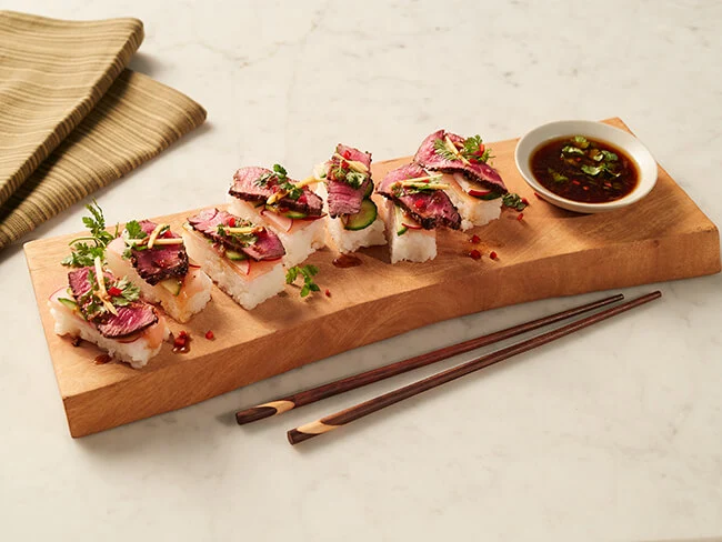Steak and Sushi Bites