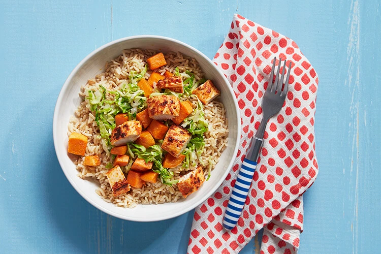 A bowl of vegan dish